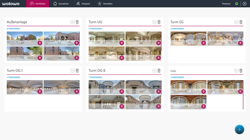 Virtueller Rundgang Vorschaubild Panoramen hochladen